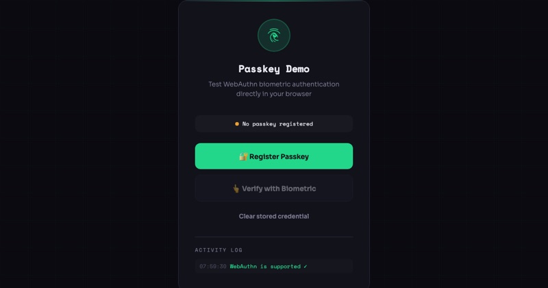 passkey preview